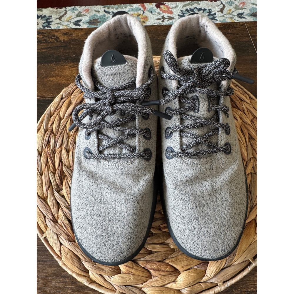 Allbirds Wool Runner-up Mizzles Grey Mid Top Sneakers Womens 10 WRUMW10